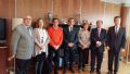 Reunión de los miembros de la Unión de Colegios Sanitarios de Zaragoza (Ucosaz)  en la Consejería de Sanidad del Gobierno de Aragón