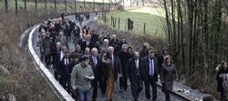 Ampliar foto: Aragón y Aquitania reafirman su apoyo a la reapertura de la línea ferroviaria internacional Pau-Canfranc-Jaca