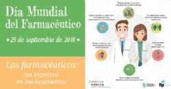 Ampliar foto:  Casi 1800 farmacéuticos aragoneses colegiados conmemoran el 25 de septiembre el Día Mundial del Farmacéutico