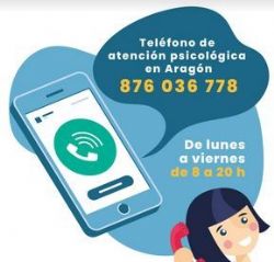 Ampliar foto: Aragón ya cuenta con un teléfono gratuito de atención psicológica a la ciudadanía por el Covid-19